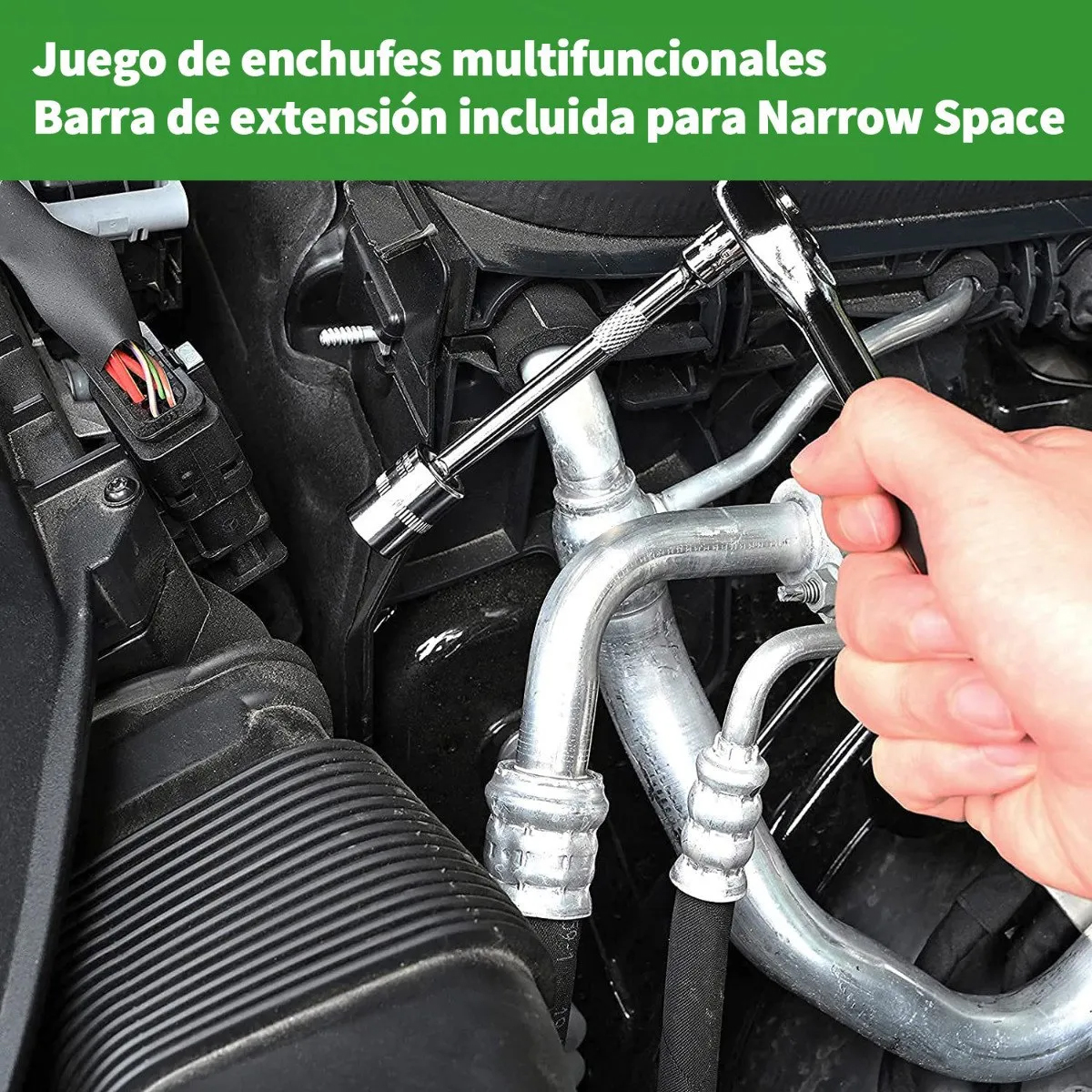 Juego De Herramientas Mecánicas Auto cle Dados Acero kit 46pcs