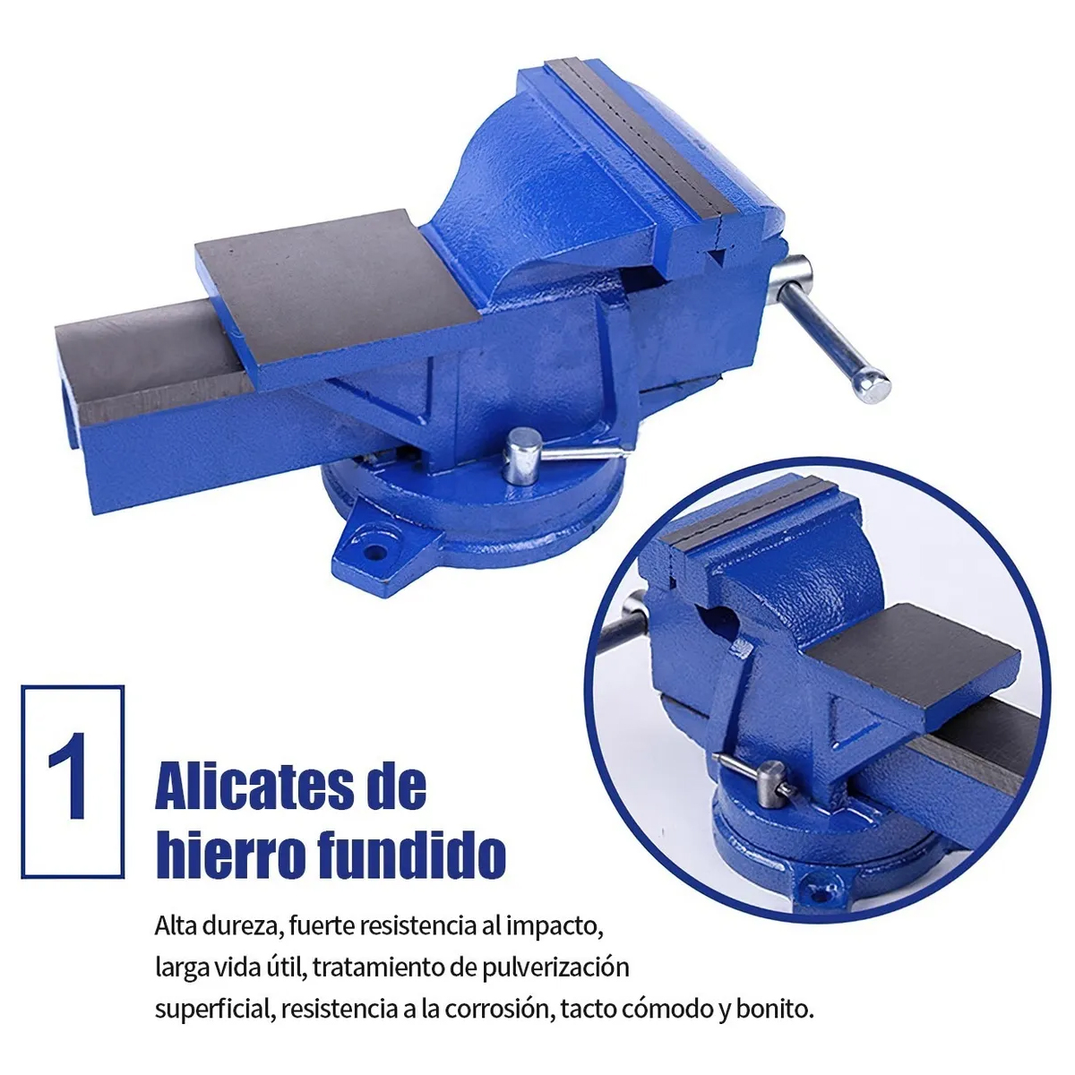 Tornillo De Banco 5 Pulgadas 5.3kg Pesado