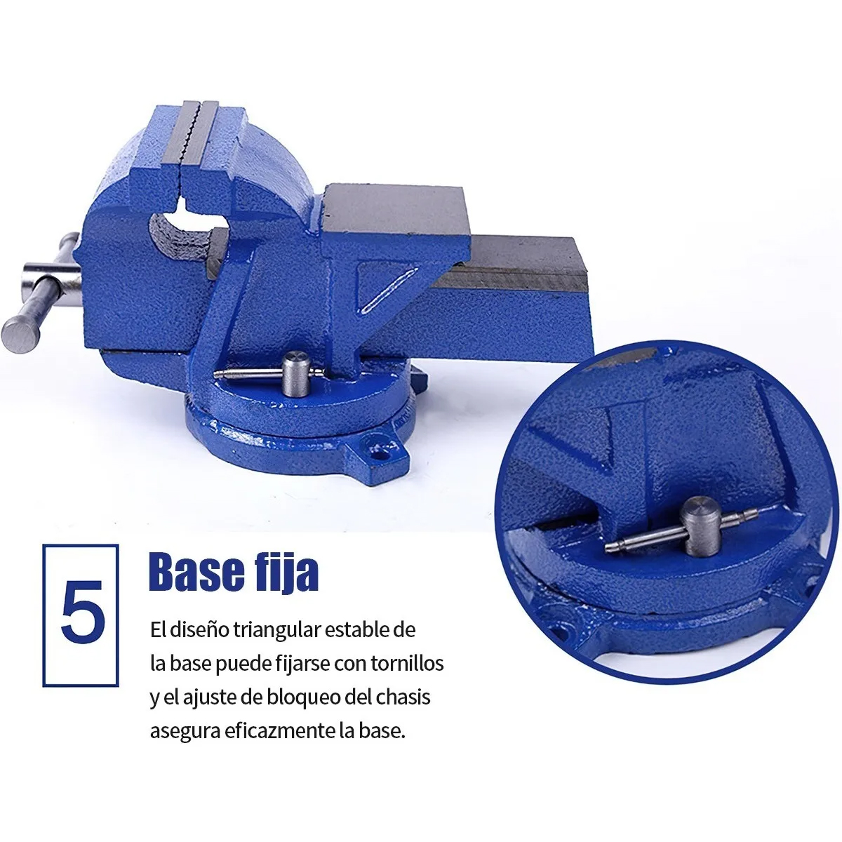 Tornillo De Banco 5 Pulgadas 5.3kg Pesado