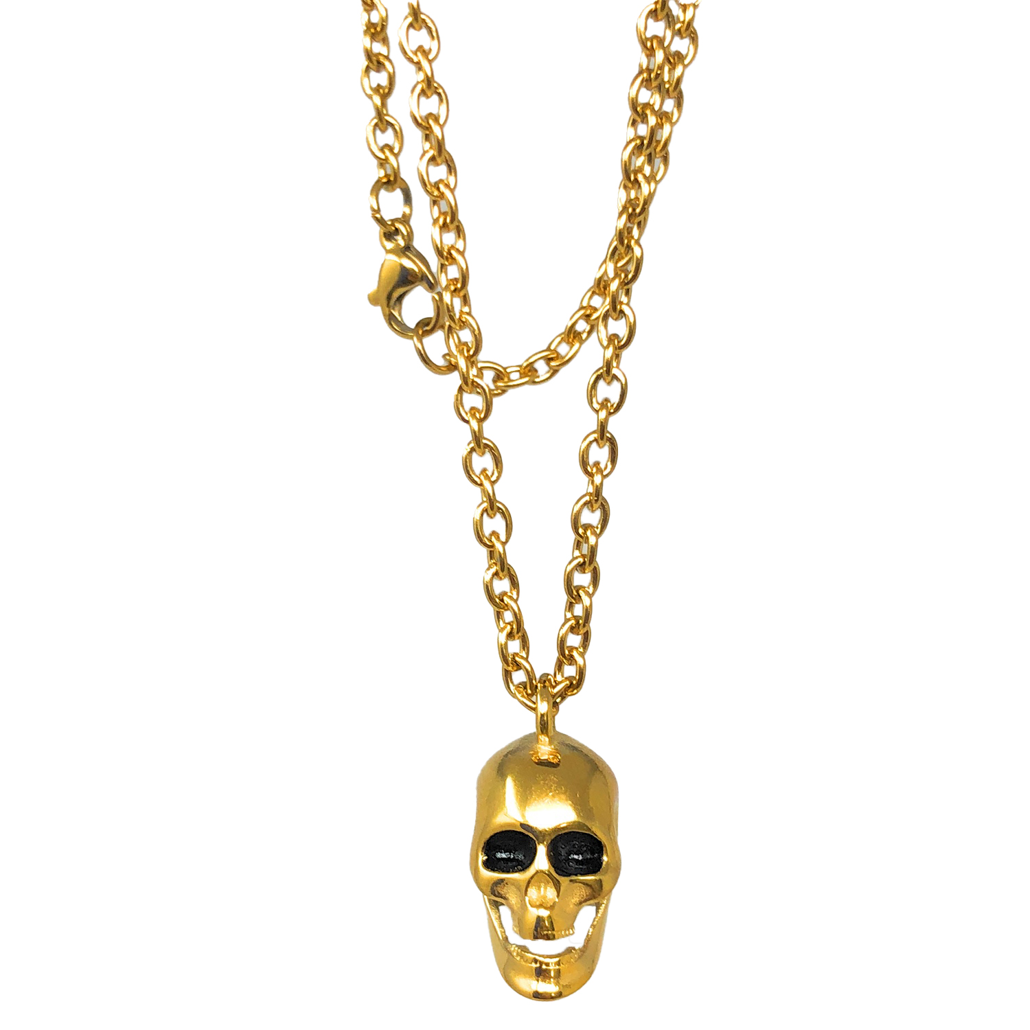 Collar Skull C. Dorado S. Lux Sarosa