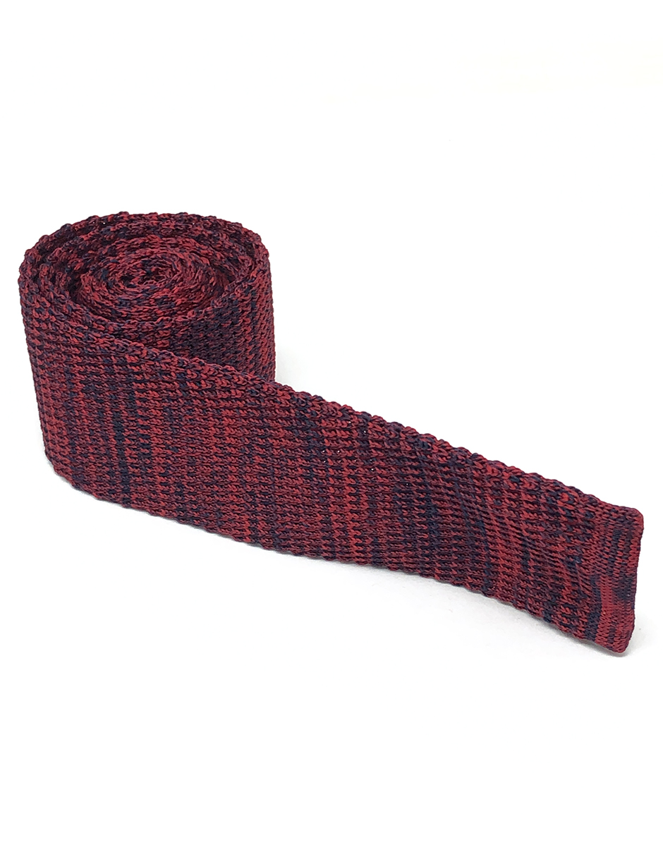 Corbata Tejida Roji-Azul Caballero Hombre Sarosa				