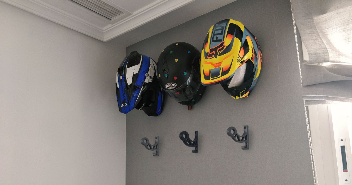 Soporte  Perchero de Pared para Casco