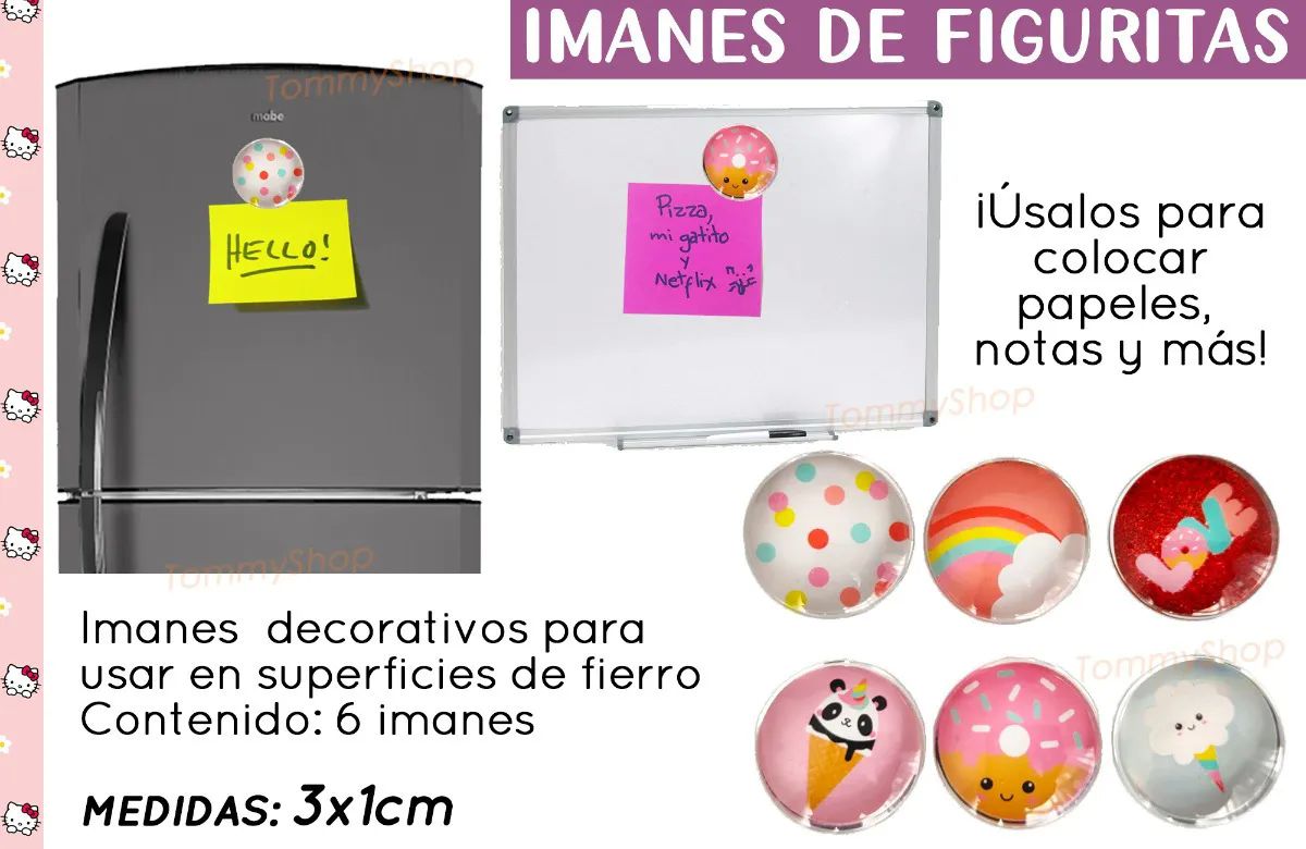 Pines Magneticos Imanes Para Pizarron Superficies Fierro Notas