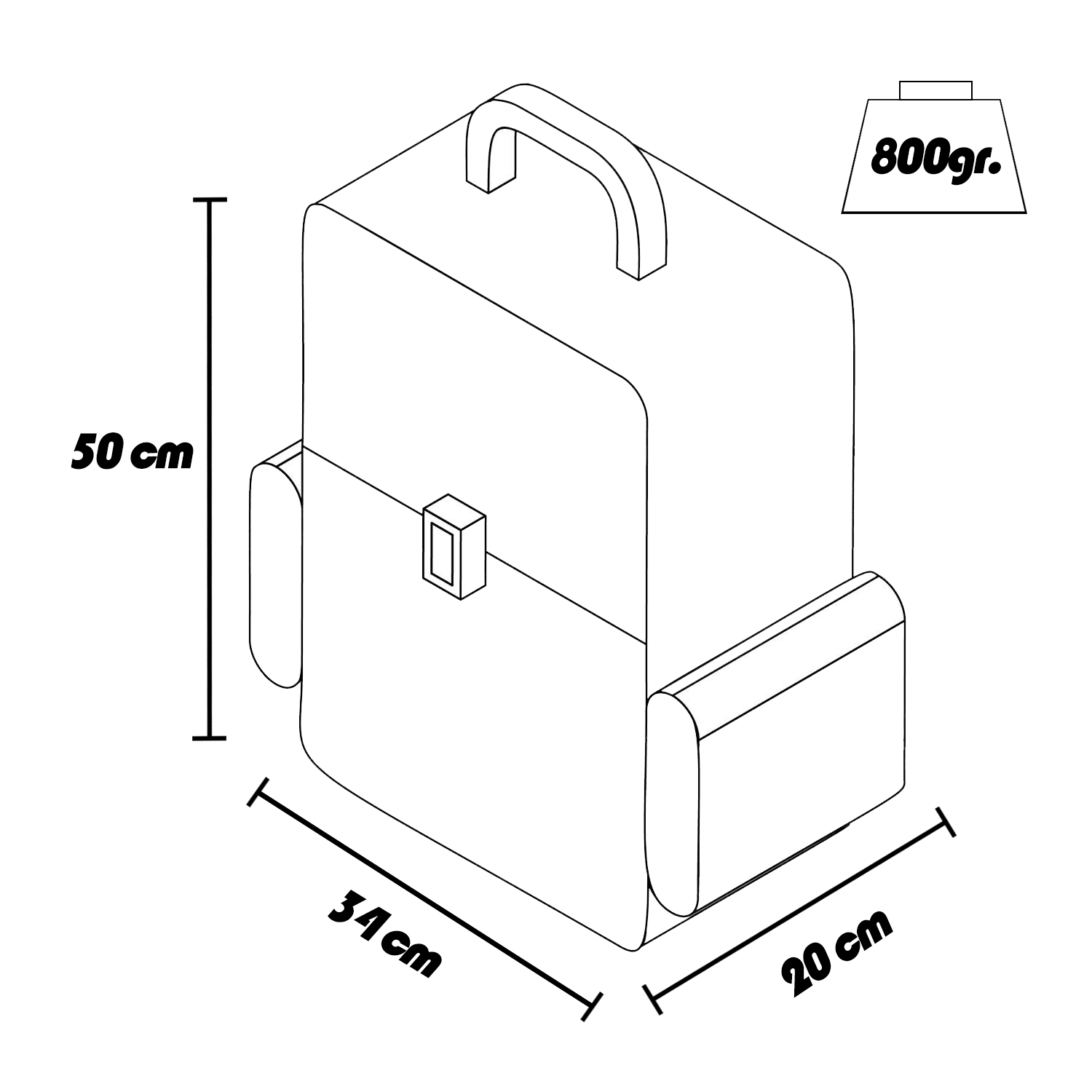 Mochila Jumbo Amplia Resistente De Trabajo, Escuela, Viaje