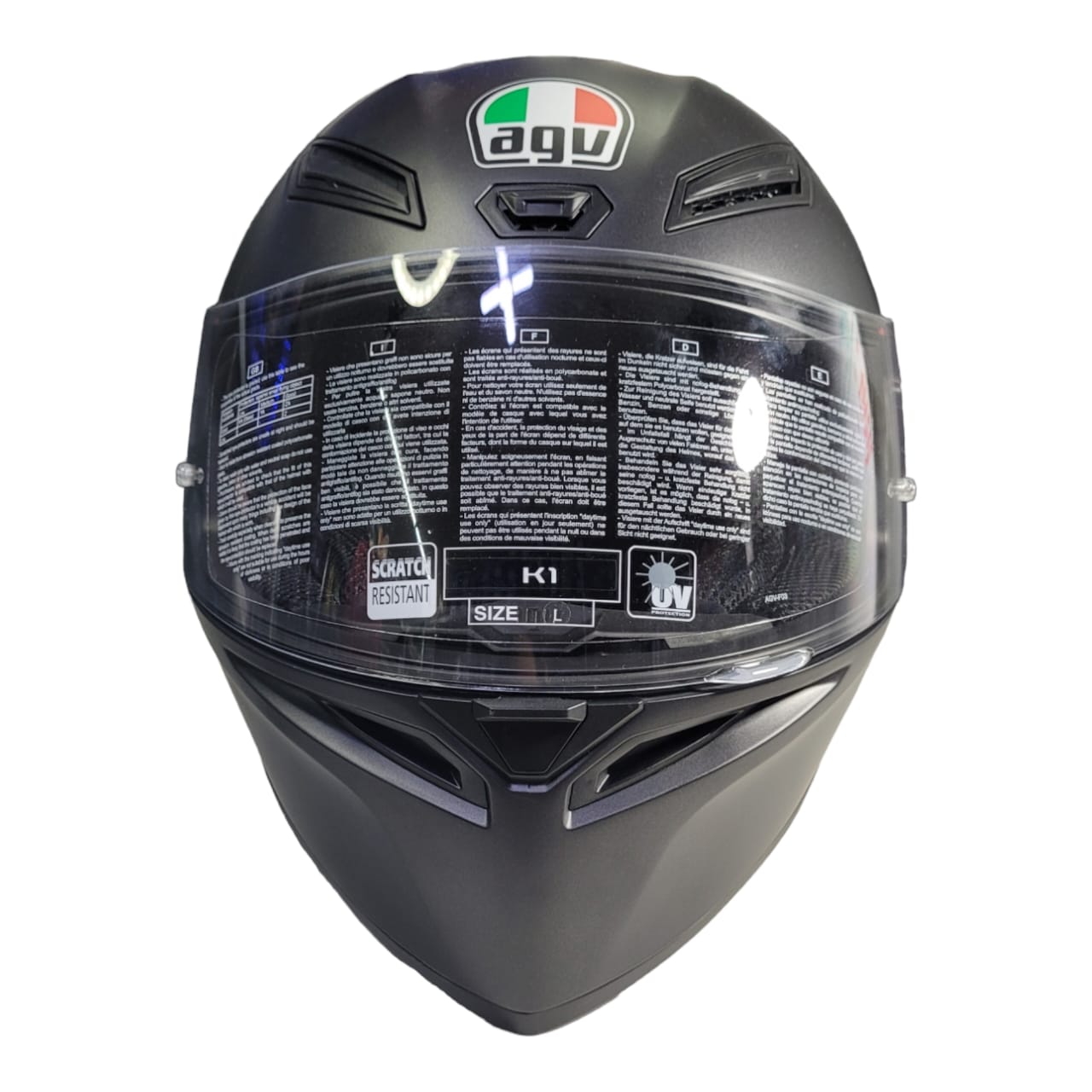 CASCO AGV K3 SOID BLACK