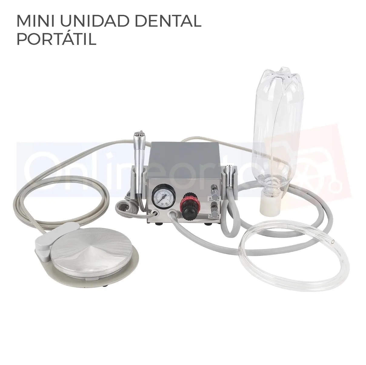 Mini Unidad Dental Portátil Práctica Con Accesorios