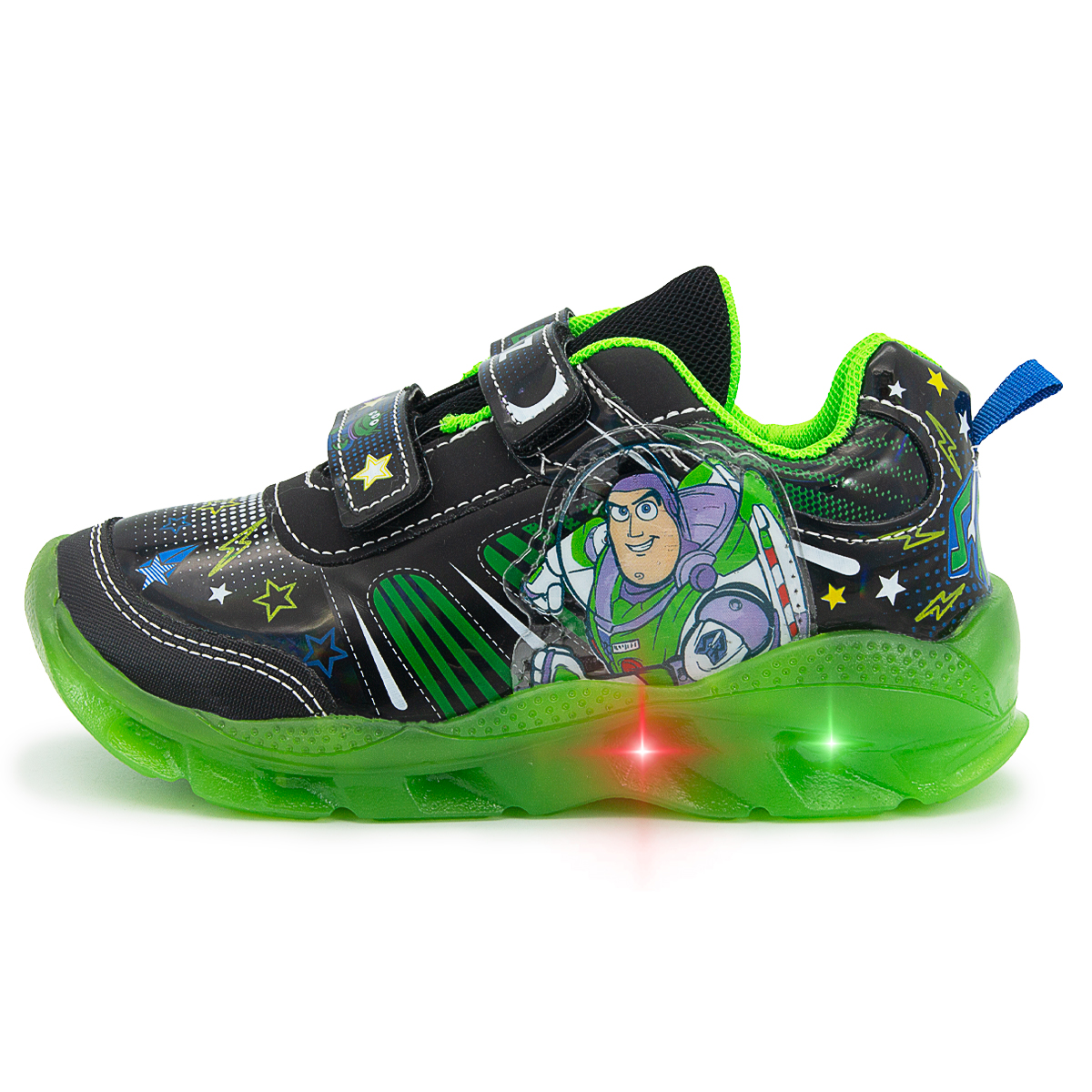 Tenis Luces Niño Buzz Lightyear Toy Story Verde 14-21