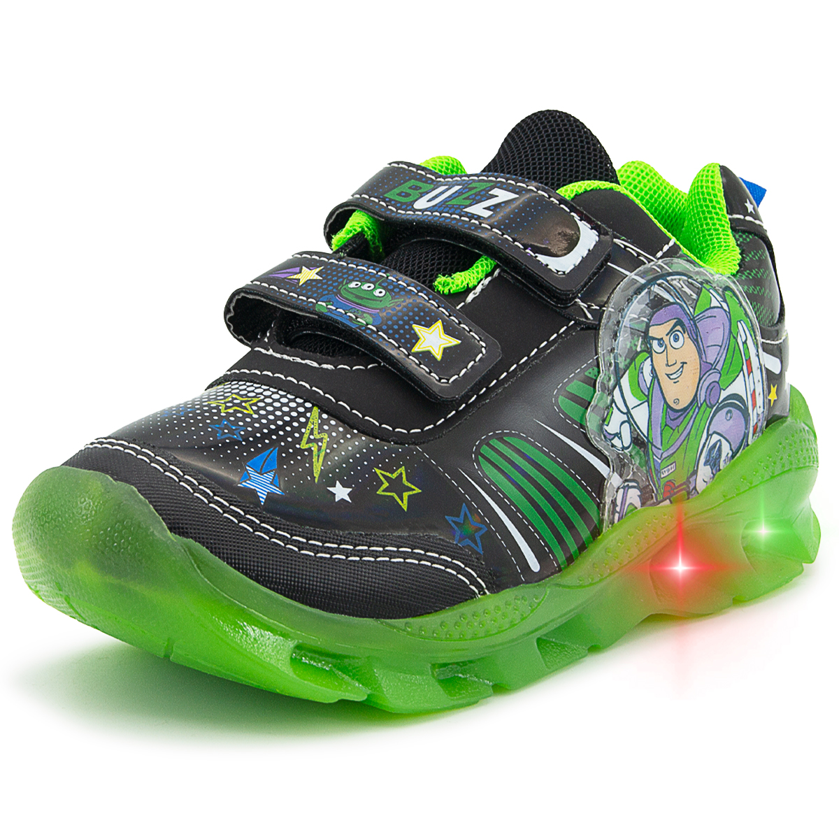 Tenis Luces Niño Buzz Lightyear Toy Story Verde 14-21