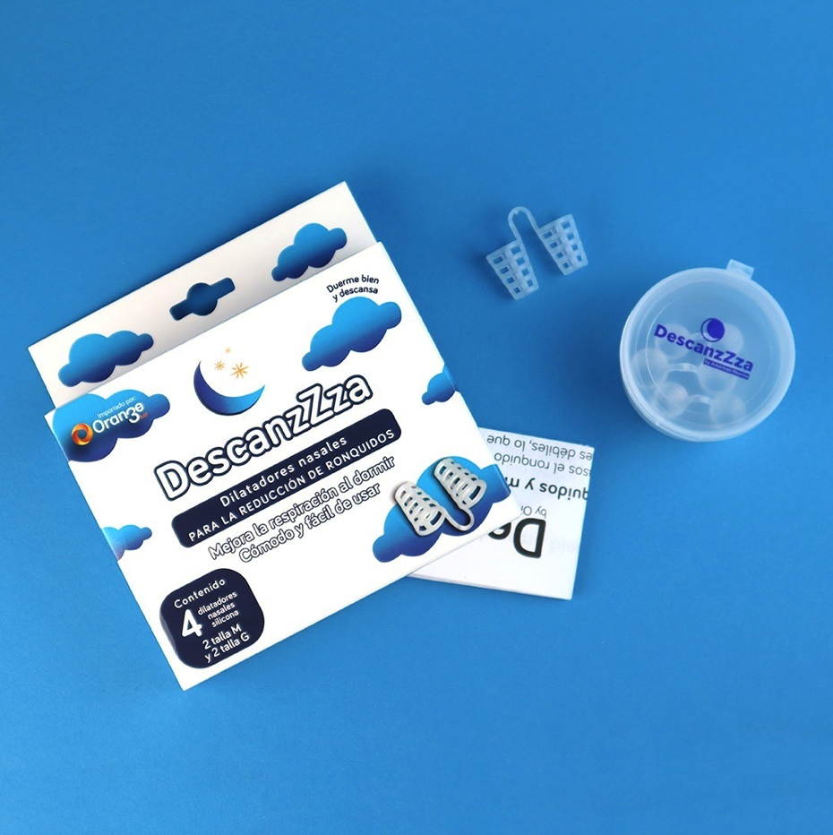 DescanzZza Caja Con 4 Dilatadores Nasales De Silicona