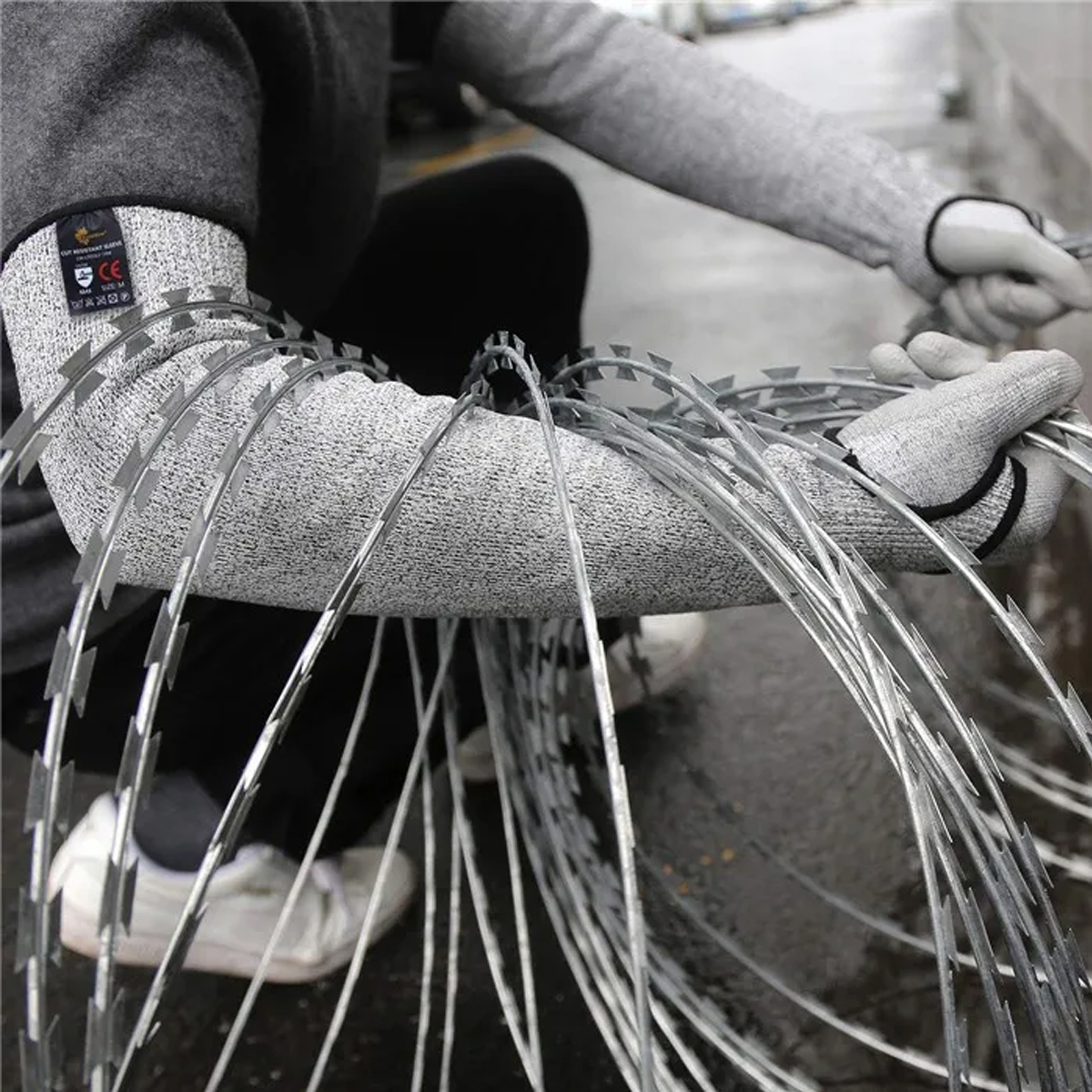 Manga Anticorte Resistentes Nivel 5 Protección Brazos Seguridad nivel industrial