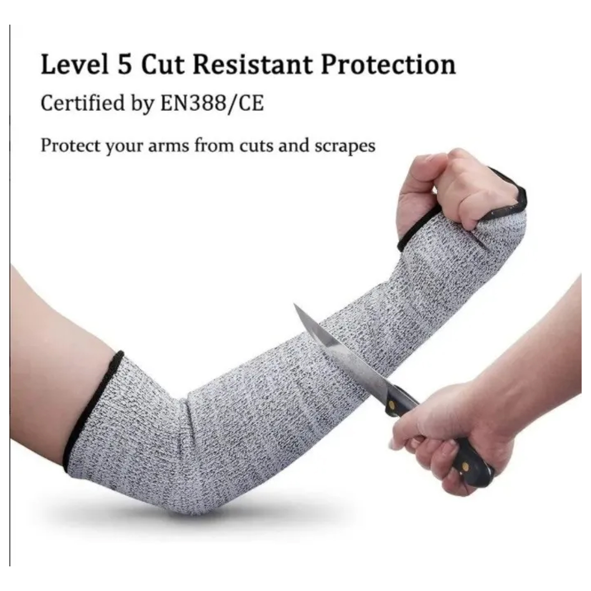 Manga Anticorte Resistentes Nivel 5 Protección Brazos Seguridad nivel industrial