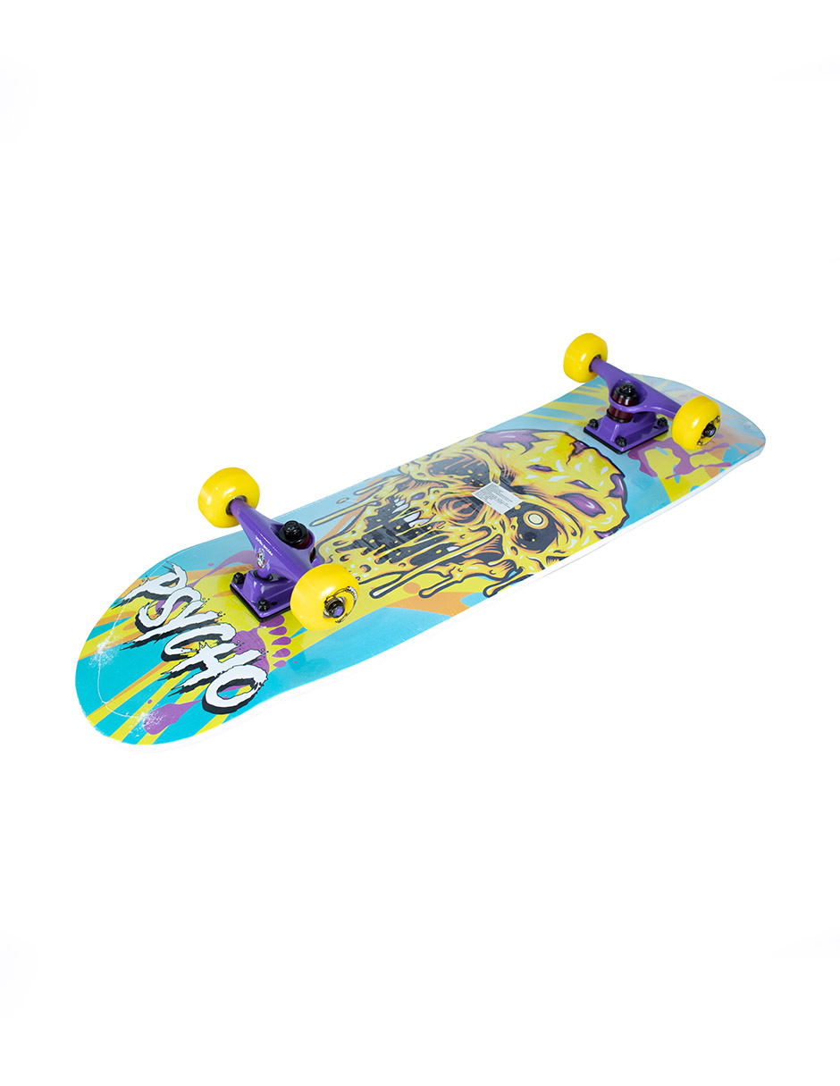 Patineta semiprofesional marca Psycho diseño Queso