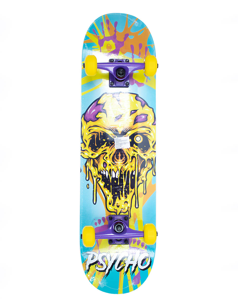 Patineta semiprofesional marca Psycho diseño Queso