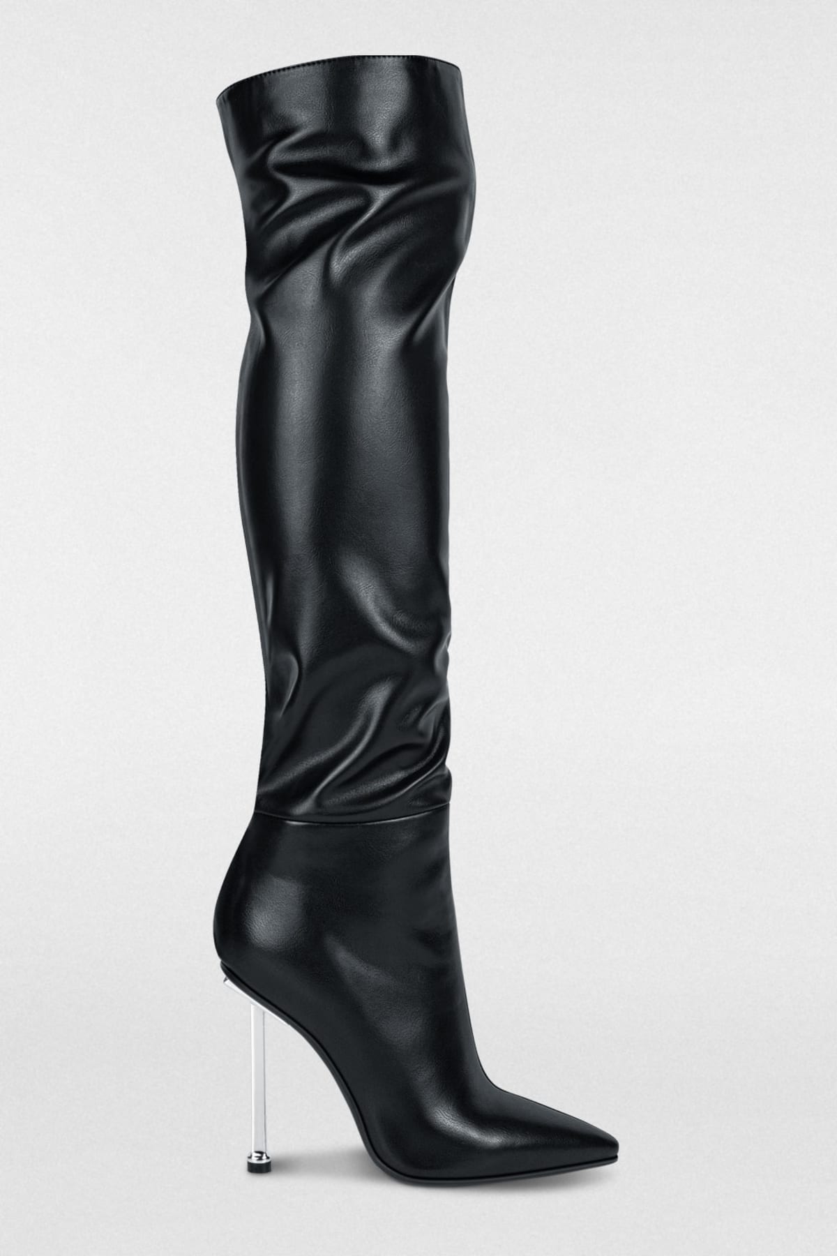 Botas de vestir extra largas marca Belinda Peregrin, color negro, mod. 1053462