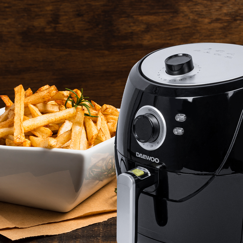 Freidora de Aire Daewoo Digital 3.6 Litros temporizador 30 minutos