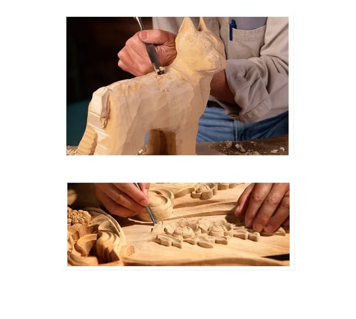 Cincel Formon Juego Madera Gubia Carpintero Tallado 12pzs Vmingo