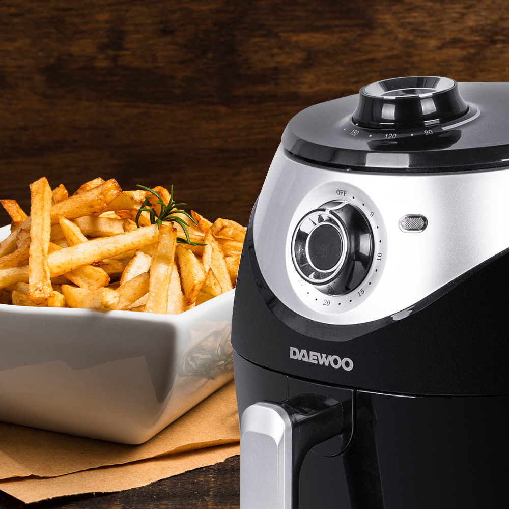 Freidora de Aire Daewoo Digital 4.6 Litros temporizador 30 minutos