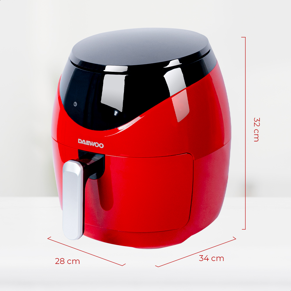 Freidora de Aire Daewoo Digital de 4.6 Litros con 12 programas