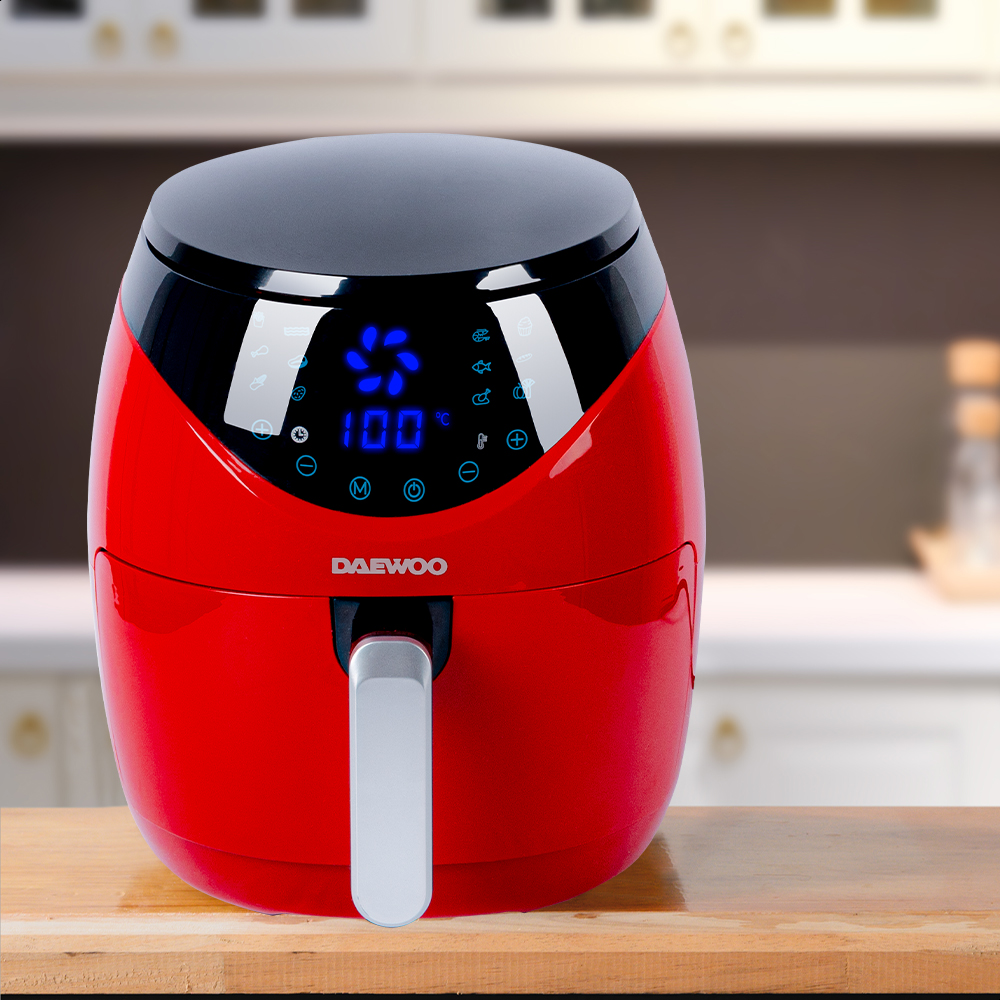 Freidora de Aire Daewoo Digital de 4.6 Litros con 12 programas