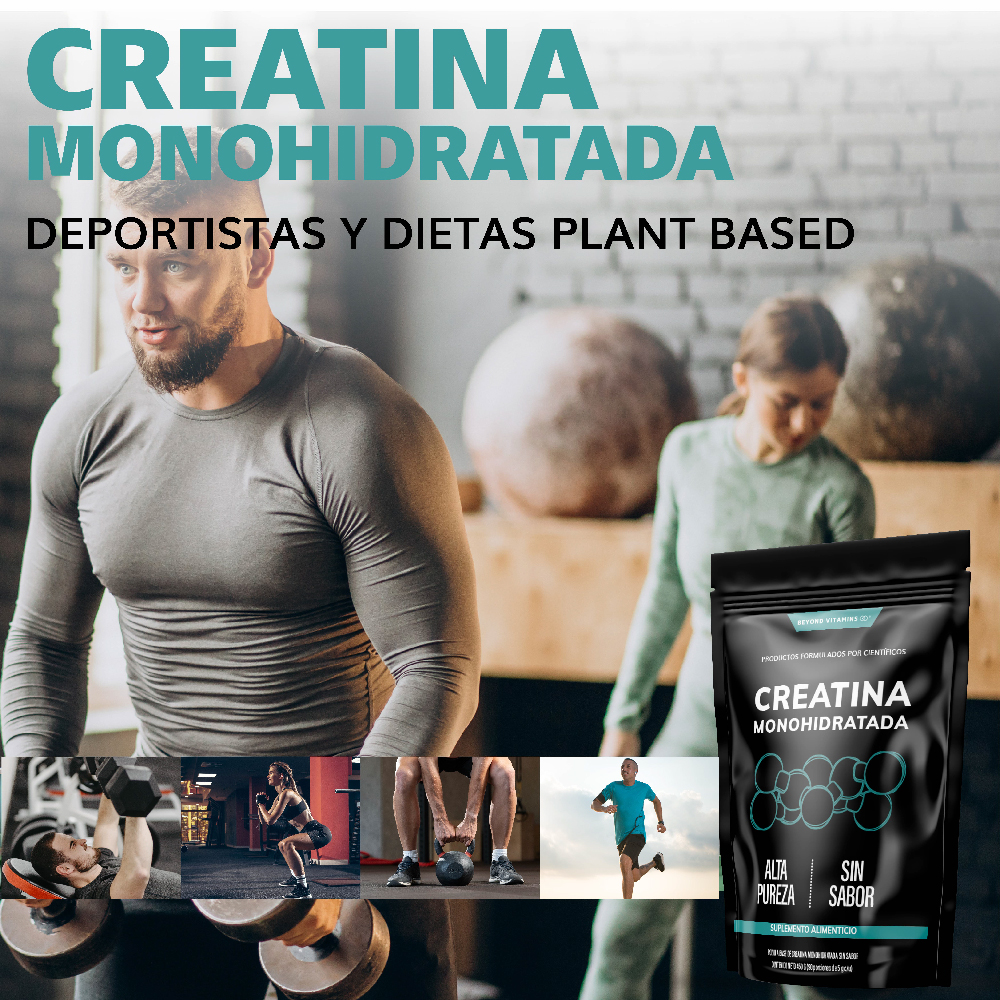 Suplemento Alimenticio Beyond Vitamins Creatina Monohidratada Micronizada Pura 450 gr
