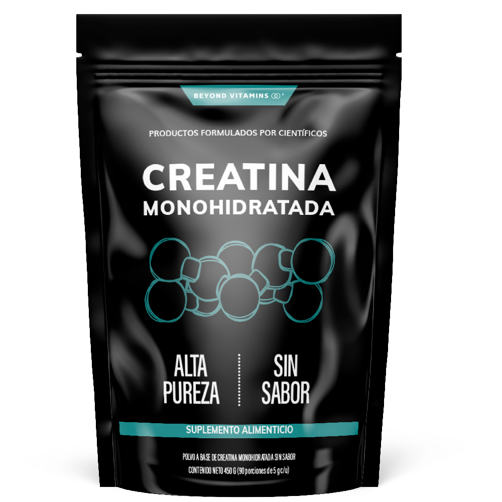 Suplemento Alimenticio Beyond Vitamins Creatina Monohidratada Micronizada Pura 450 gr