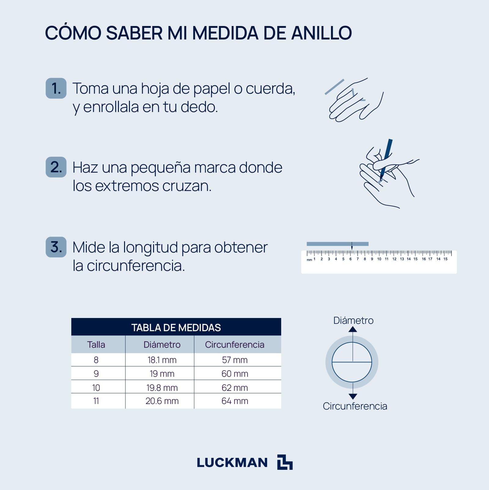 LUCKMAN Anillos Hombre Giratorios, Anillo Anti Ansiedad de Acero Inoxidable Color Negro - Modelo Elvis