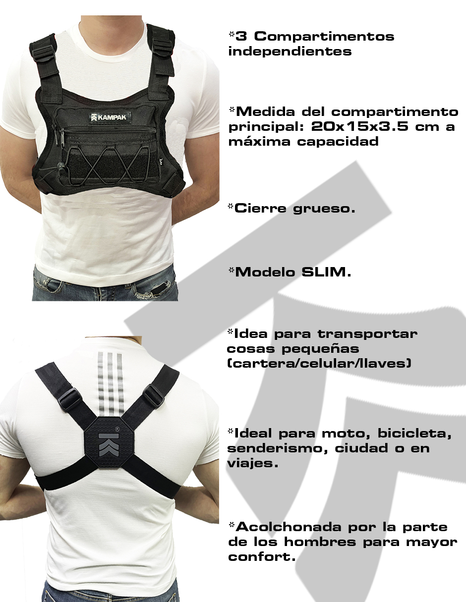 Slim Chest Bag Kampak NV56B Ajustable