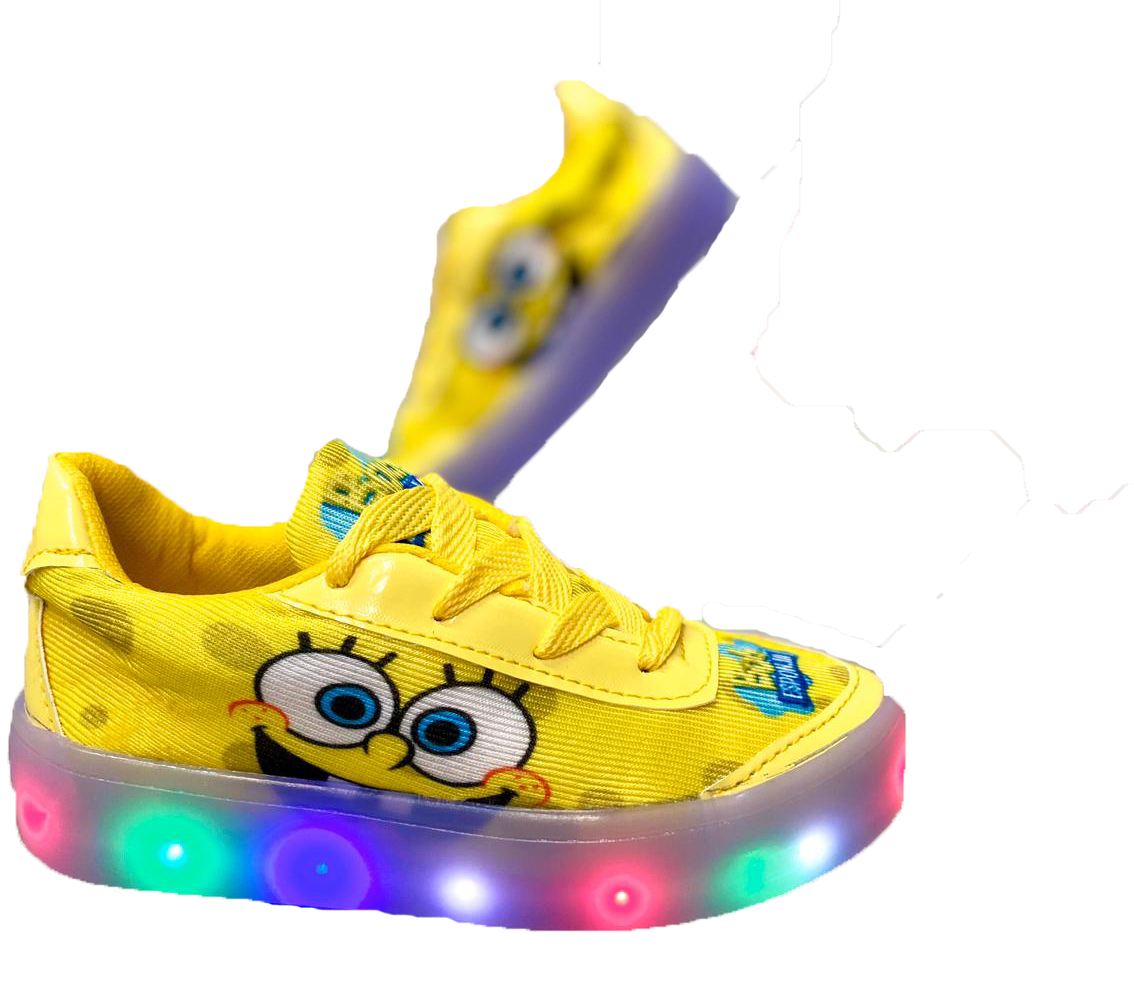 Tenis led sale infantil personagens