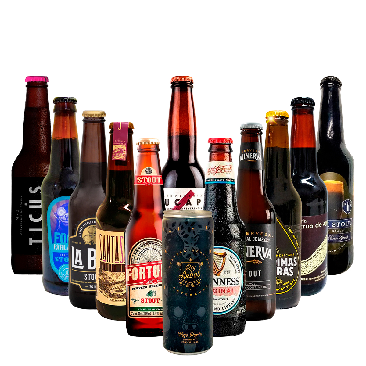 Combo Cervezas Artesanales Mexicanas Guadalupe - Reyes 