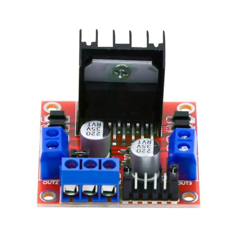 2 Piezas Modulo Puente H L298 Driver Para 2 Motores Dc O 1 Motor A Pasos 2a