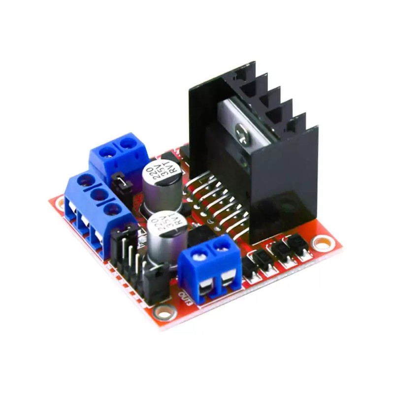 2 Piezas Modulo Puente H L298 Driver Para 2 Motores Dc O 1 Motor A Pasos 2a