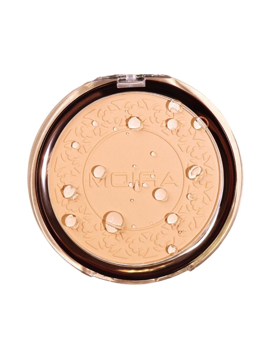 Polvo compacto a prueba de agua Moira Cosmetics Ligth Medium