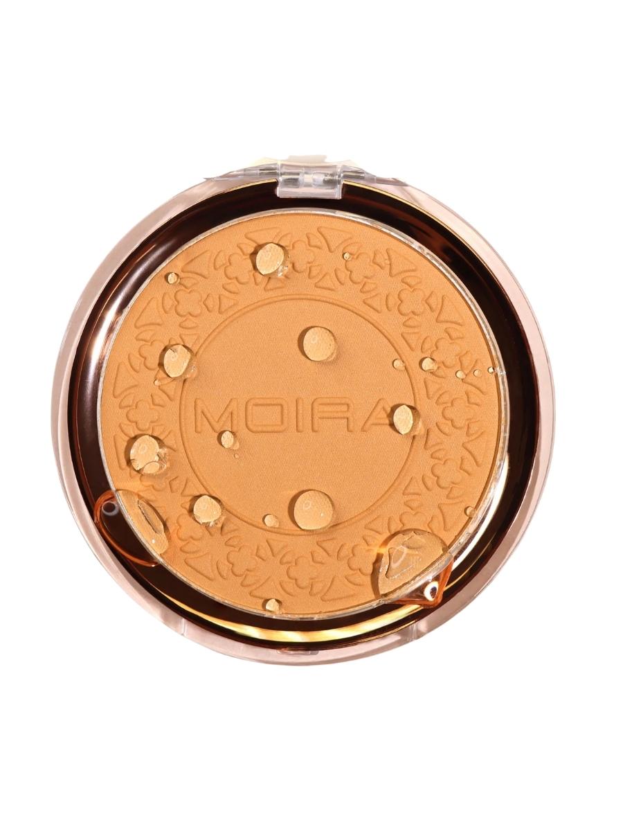 Polvo compacto a prueba de agua Moira Cosmetics Tan