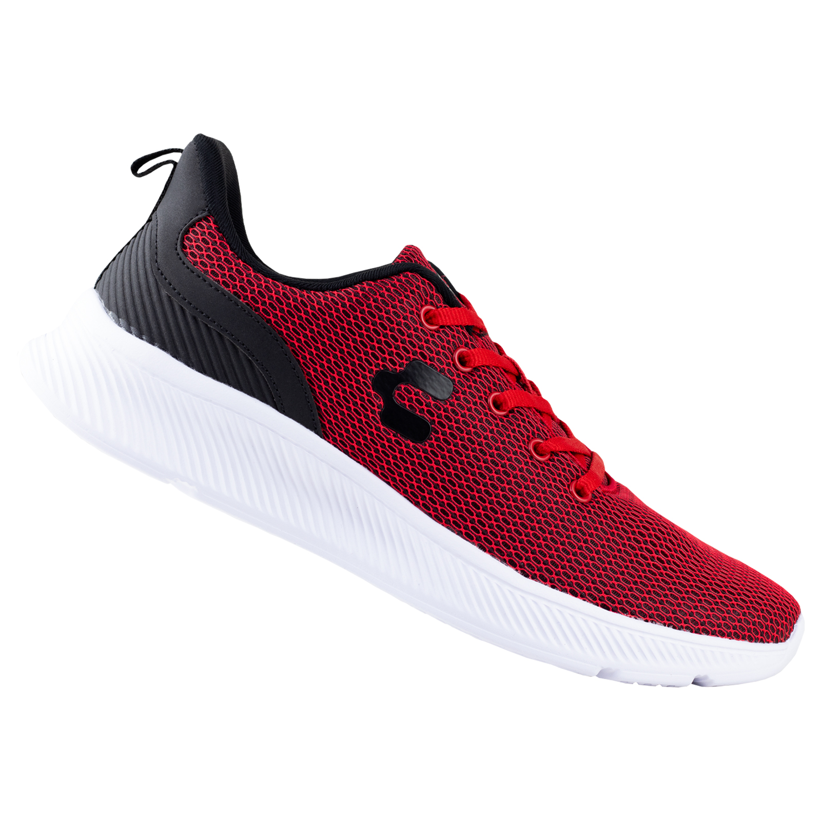 Tenis Running Hombre Charly Origen II 1086138 Rojo Negro