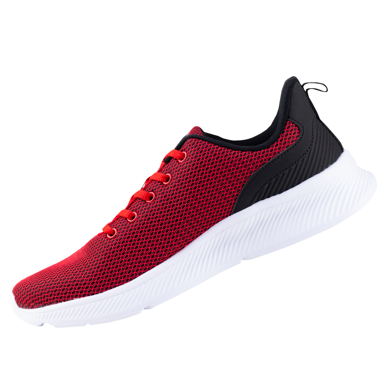 Tenis Running Hombre Charly Origen II 1086138 Rojo Negro