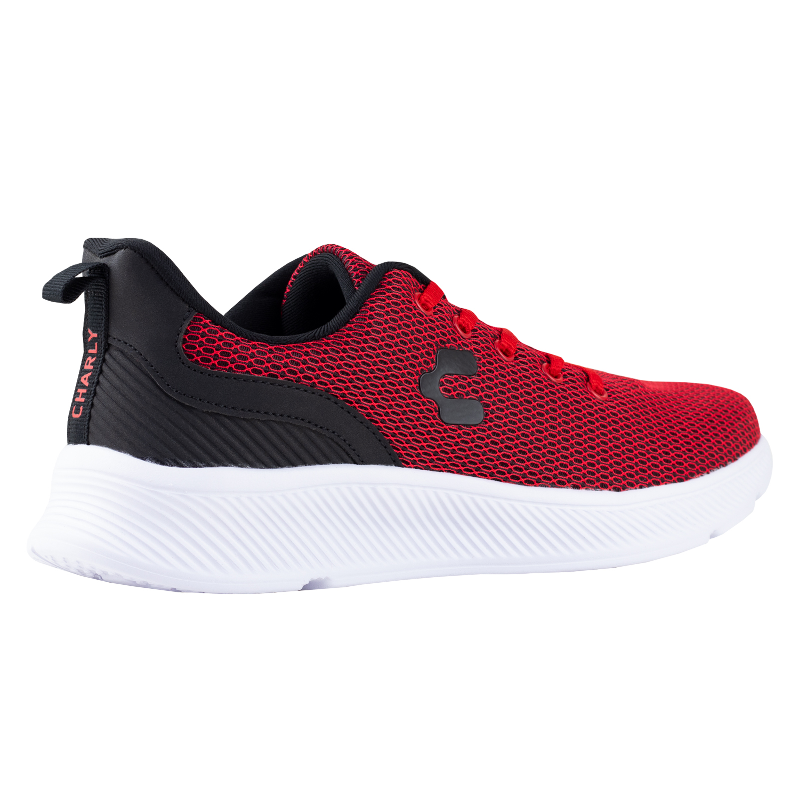 Tenis Running Hombre Charly Origen II 1086138 Rojo Negro