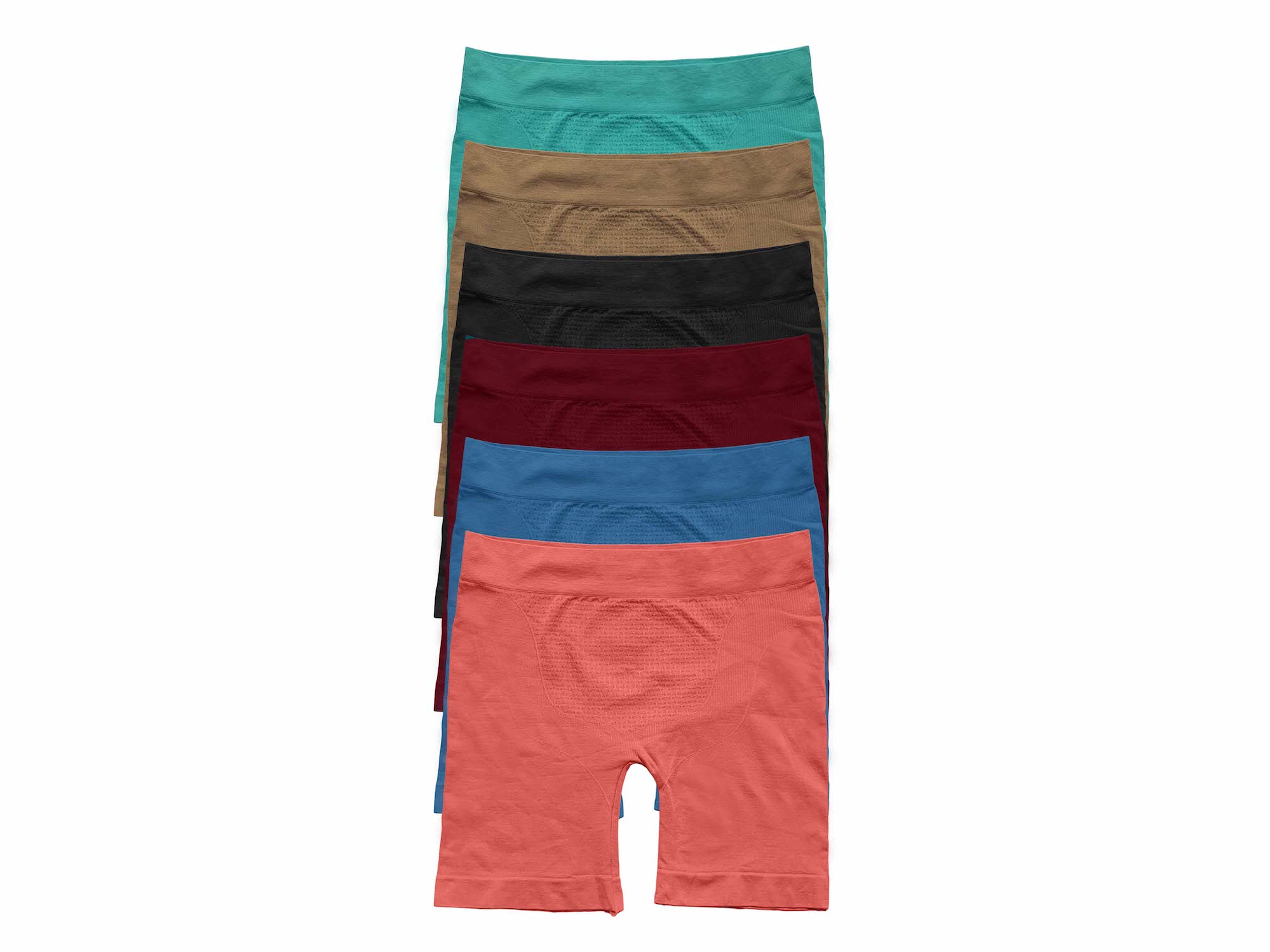 Paquete con 6 Boxer Largo para Mujer tipo Blumer Tatys Fashion Pack Incluye 6 Diferentes Colores.