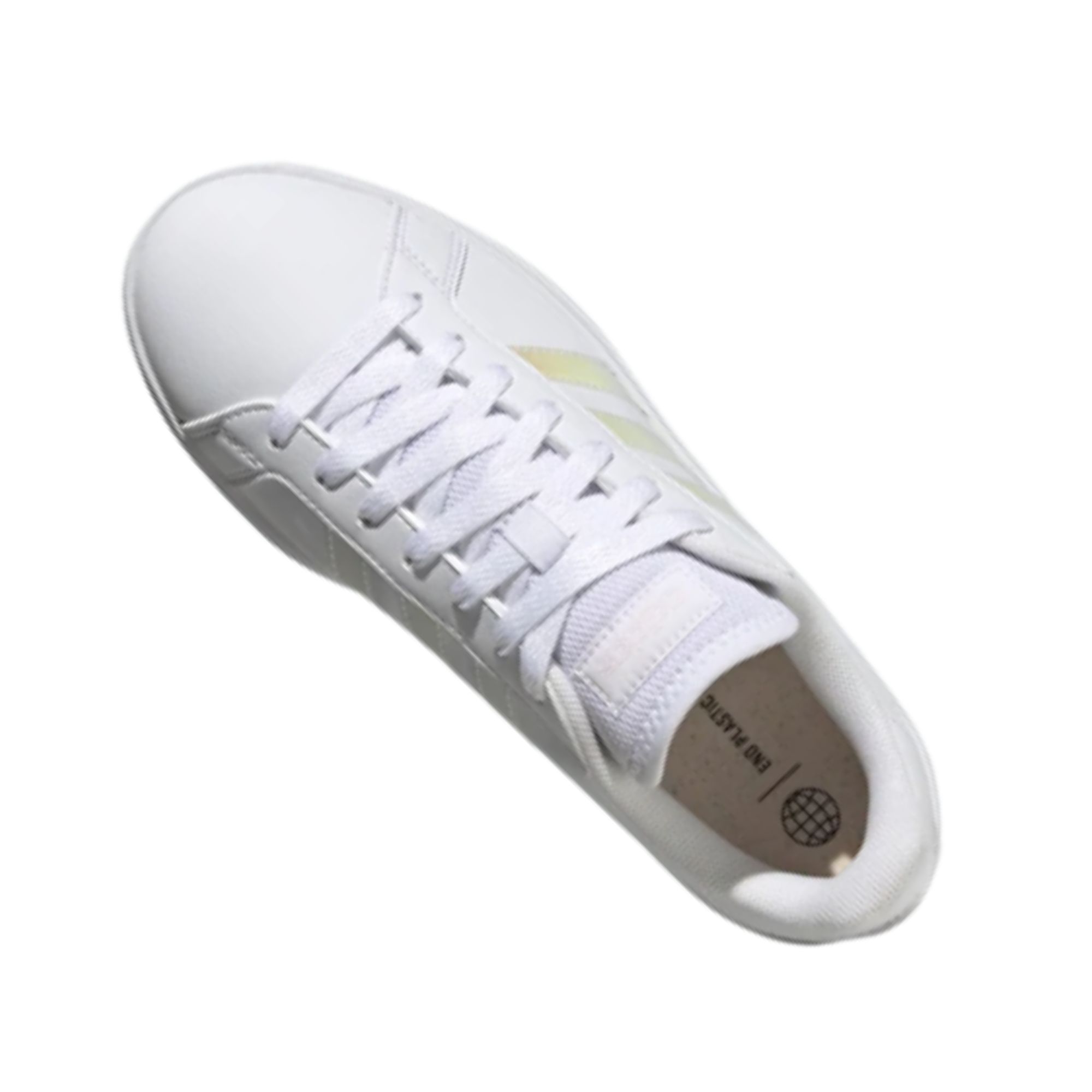 Tenis Adidas Grand Court 2.0 Lifestyle Blanco Mujer Originales GW7181