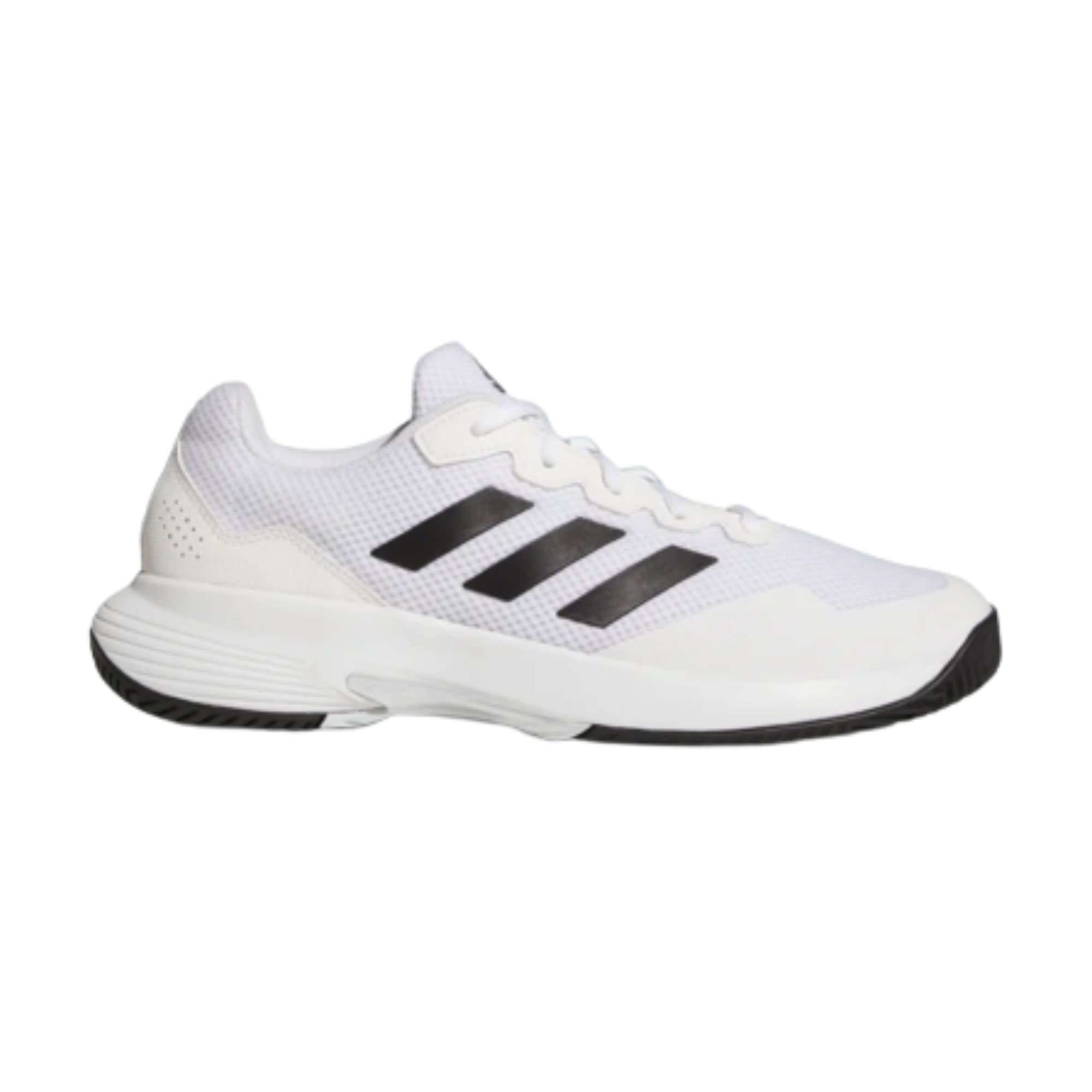 Tenis Adidas Gamecourt 2.0 Blanco con Negro Hombre Originales GW2991