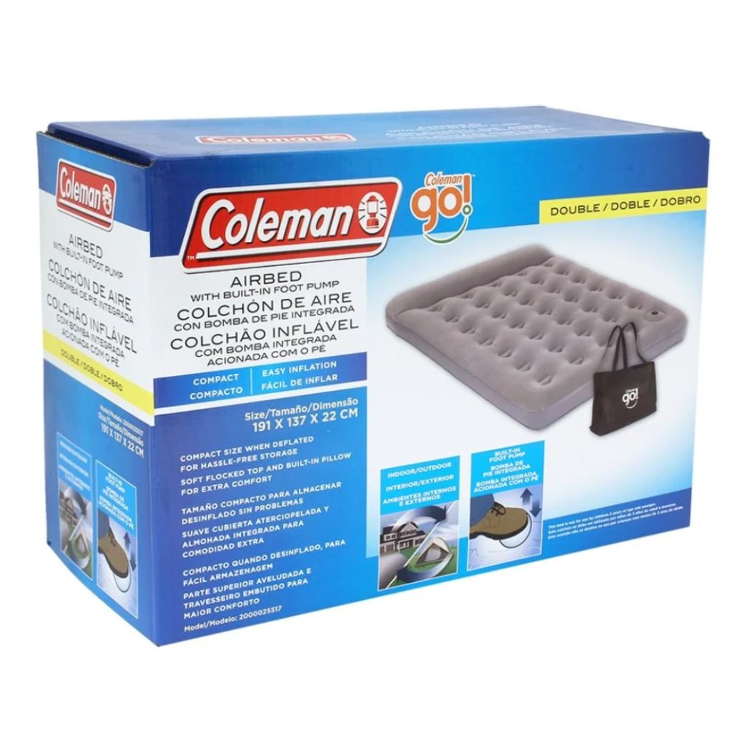 Colchón Matrimonial Inflable Coleman