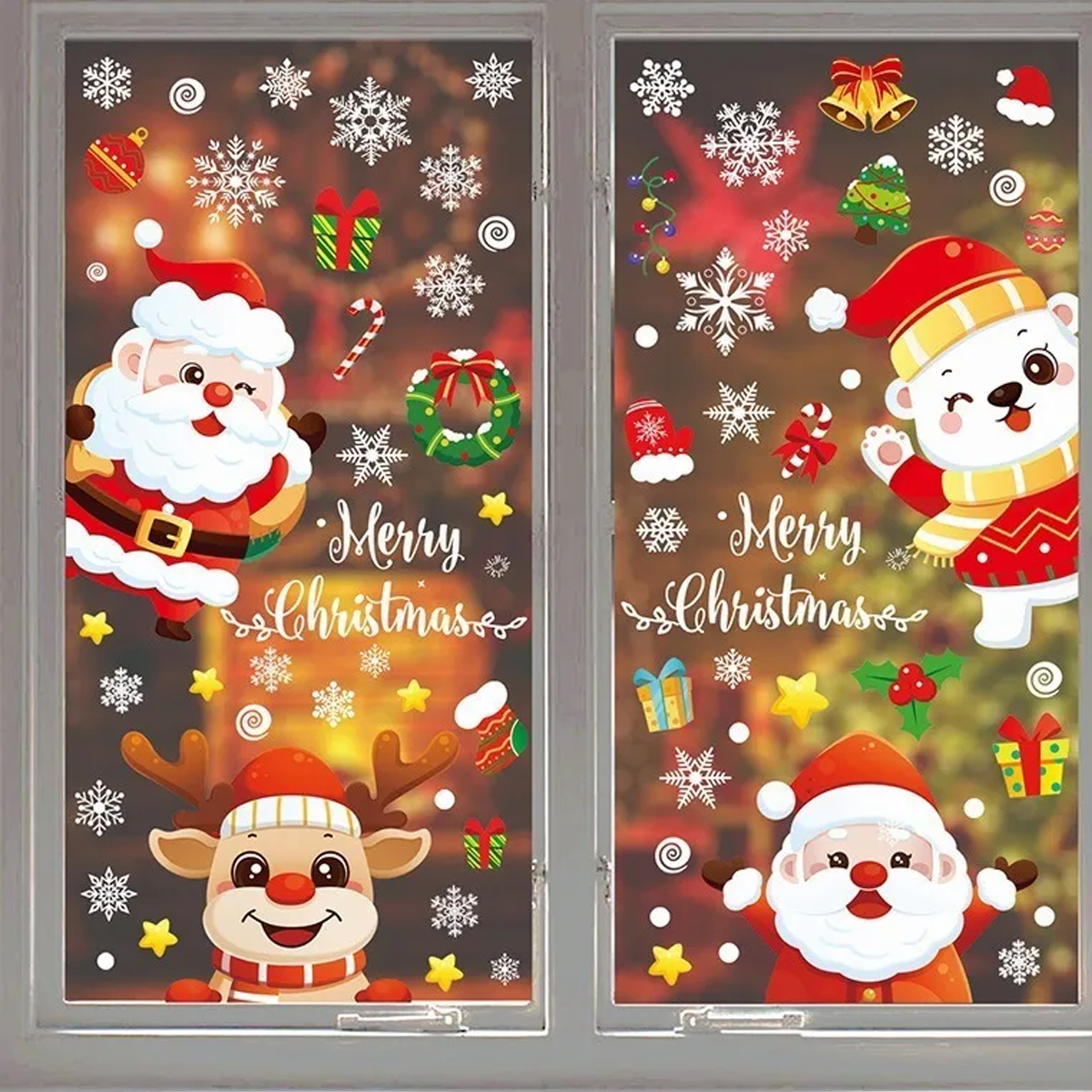 Pegatinas Para Ventana De Navidad decoraciones Navideñas