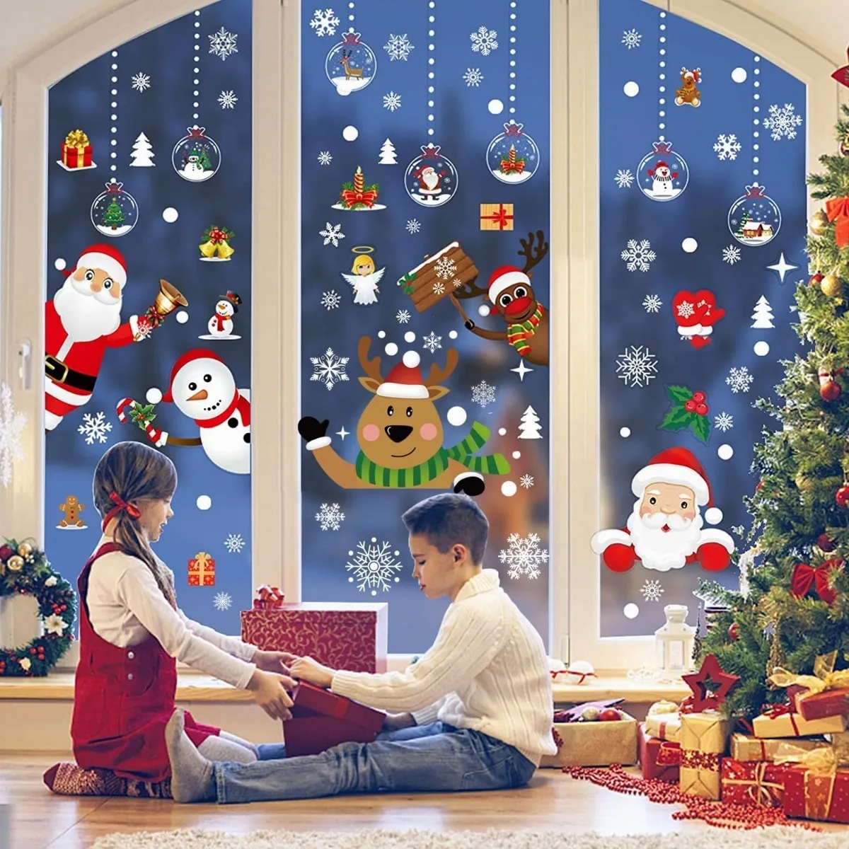 Pegatinas Para Ventana De Navidad decoraciones Navideñas