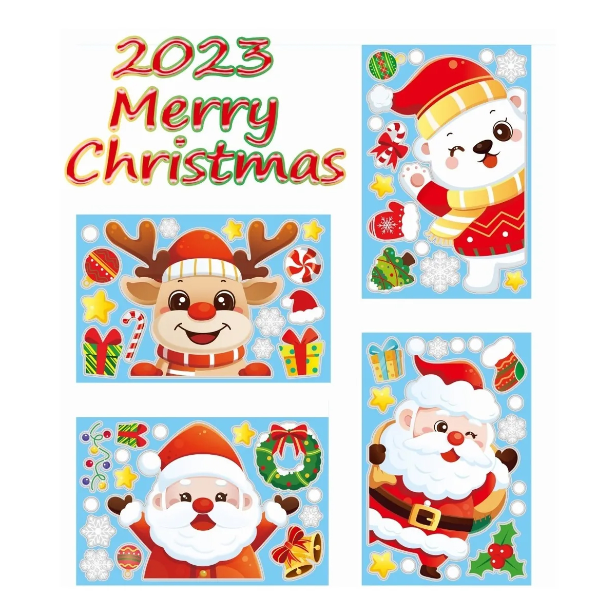 Pegatinas Para Ventana De Navidad decoraciones Navideñas