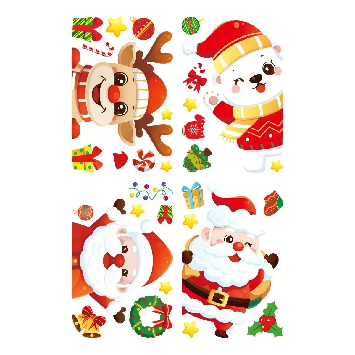 Pegatinas Para Ventana De Navidad decoraciones Navideñas