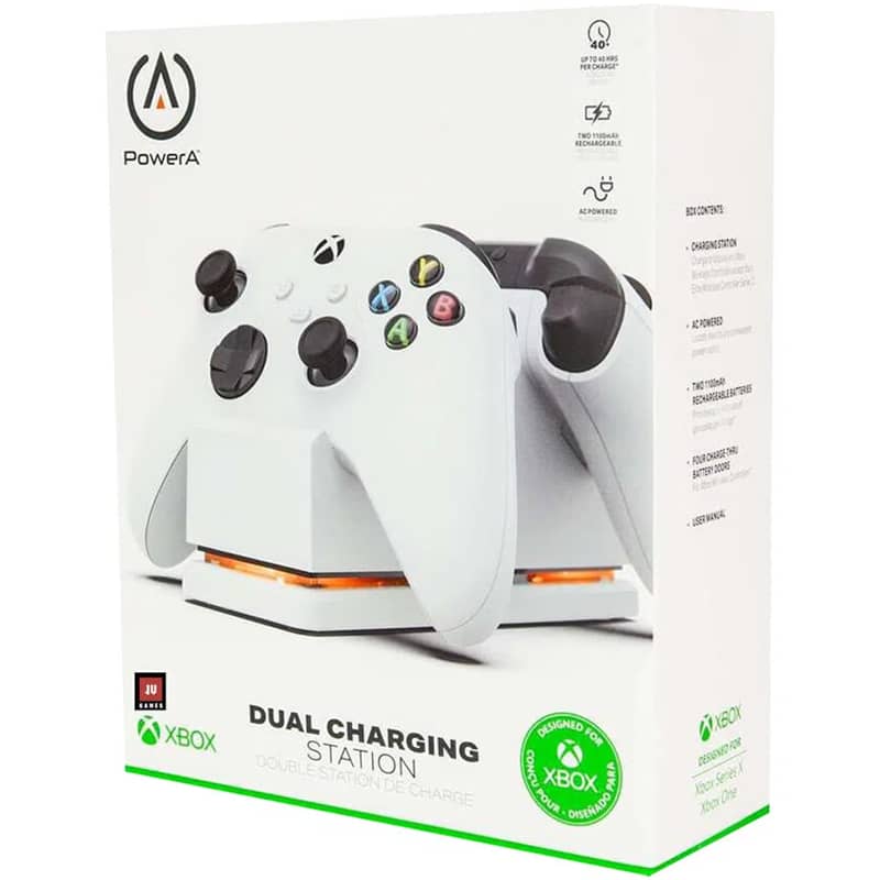 Estación De Carga Doble Para Xbox Series X|s Power A Blanco