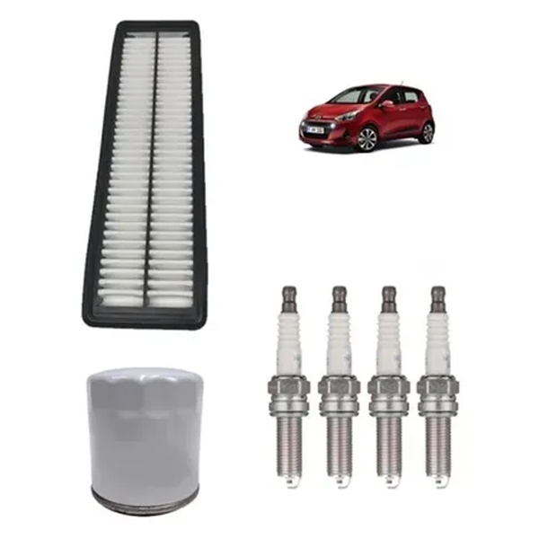 Kit Afinacion Hyundai Grand I10 1.2 Filtros Y Bujias