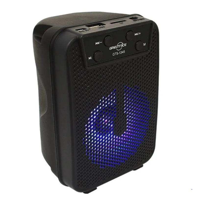 Bocina Bluetooth GTS-1345 Recargable Inalambrica Con Ranura Usb