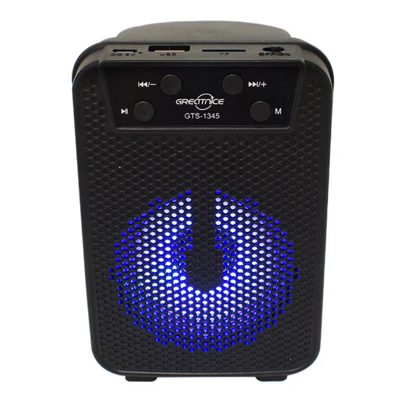 Bocina Bluetooth GTS-1345 Recargable Inalambrica Con Ranura Usb