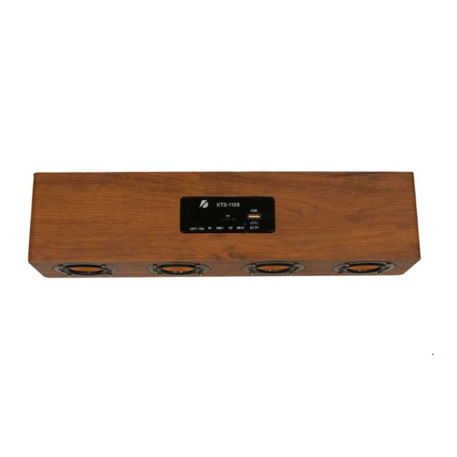 Bocina Bluetooth Barra Con Diseño Tipo de Madera