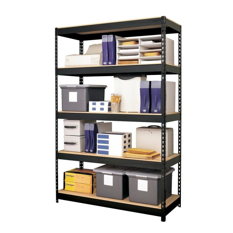 Anaquel Estante Metálico, 5 Niveles Organizador Acero Rack Uso Rudo 185x76x36 Facil de Armar